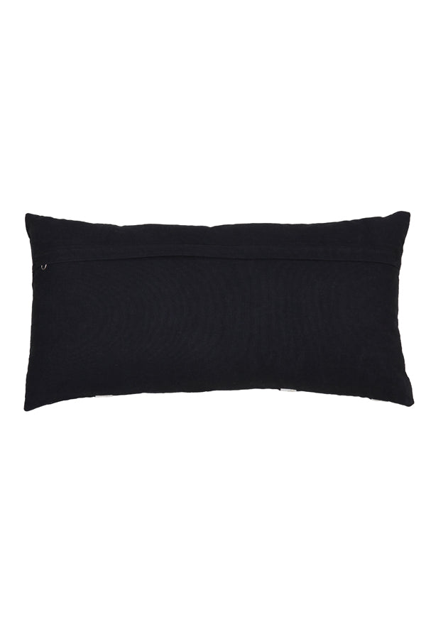 Cushion 60x30 cm Oshawa Black+Beige