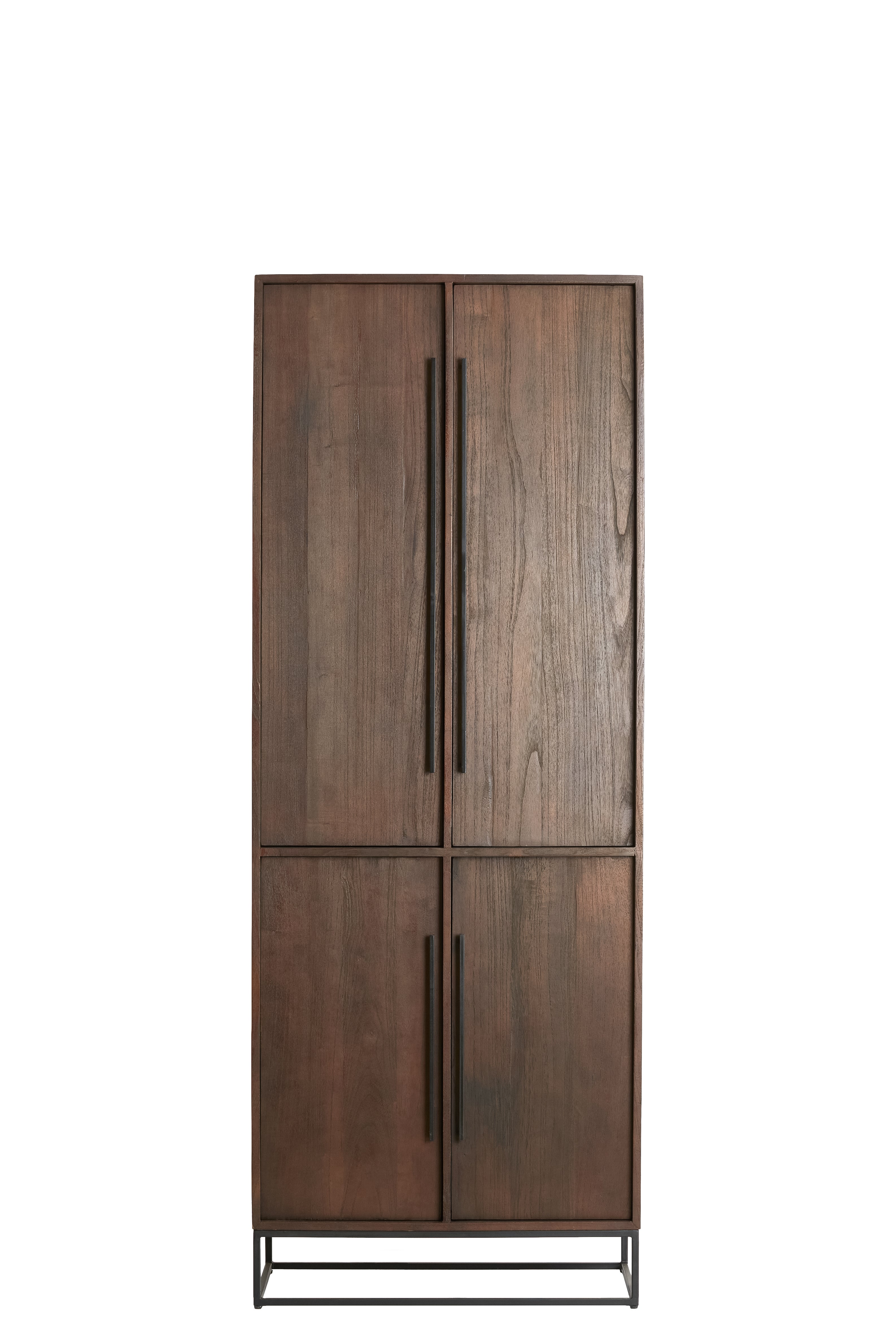 Cabinet 75x40x200 cm Lilian Wood Dark Brown