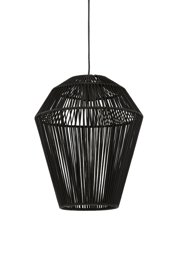 Hanging Lamp Ø30x37 cm Deya Matt Black