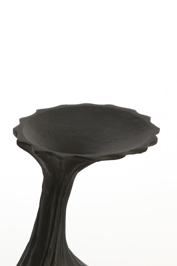 Vase Deco 17x17x32 cm Nyoko Matt Black