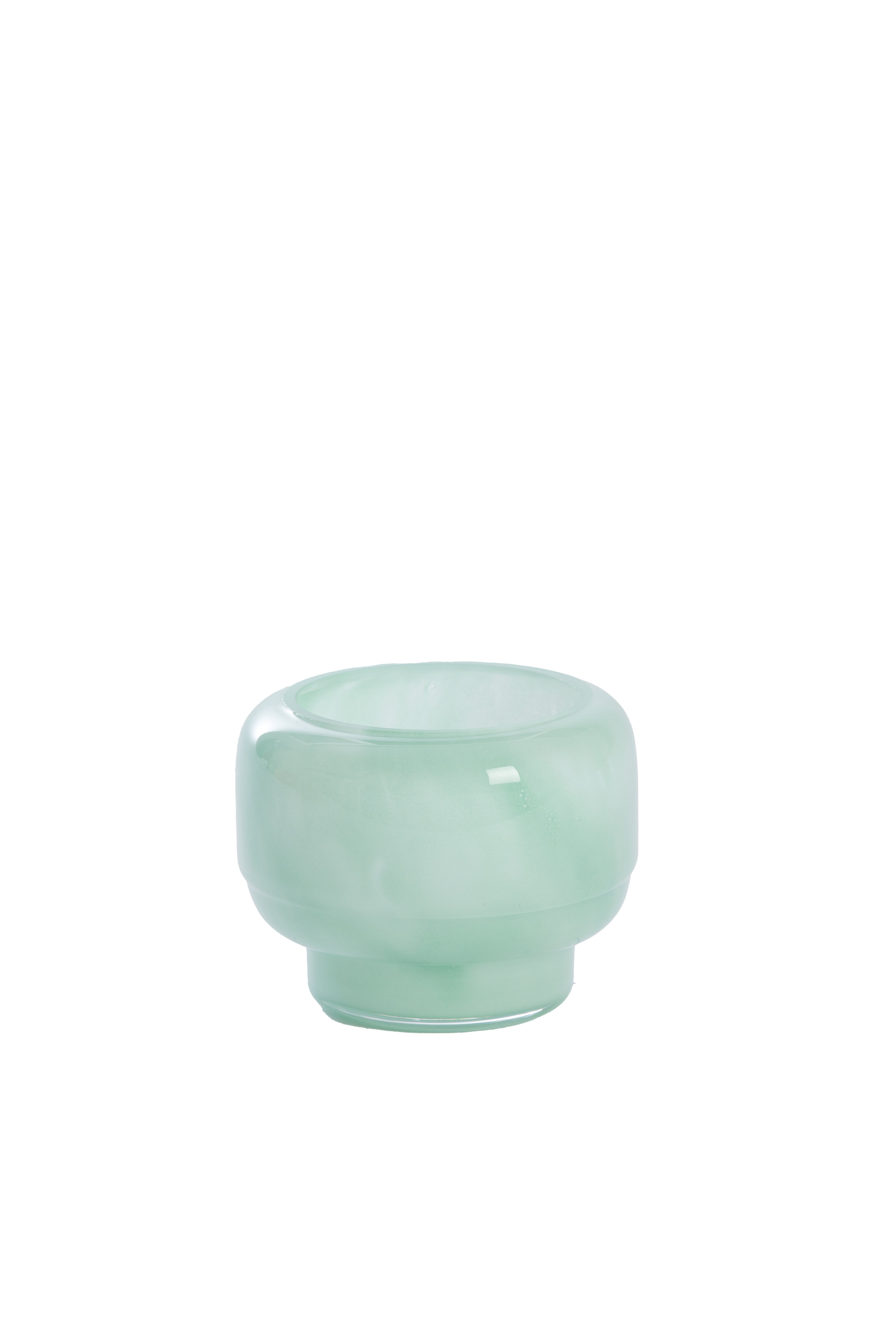 Tealight Ø10x7.5 cm Solvay Glass Mint Green