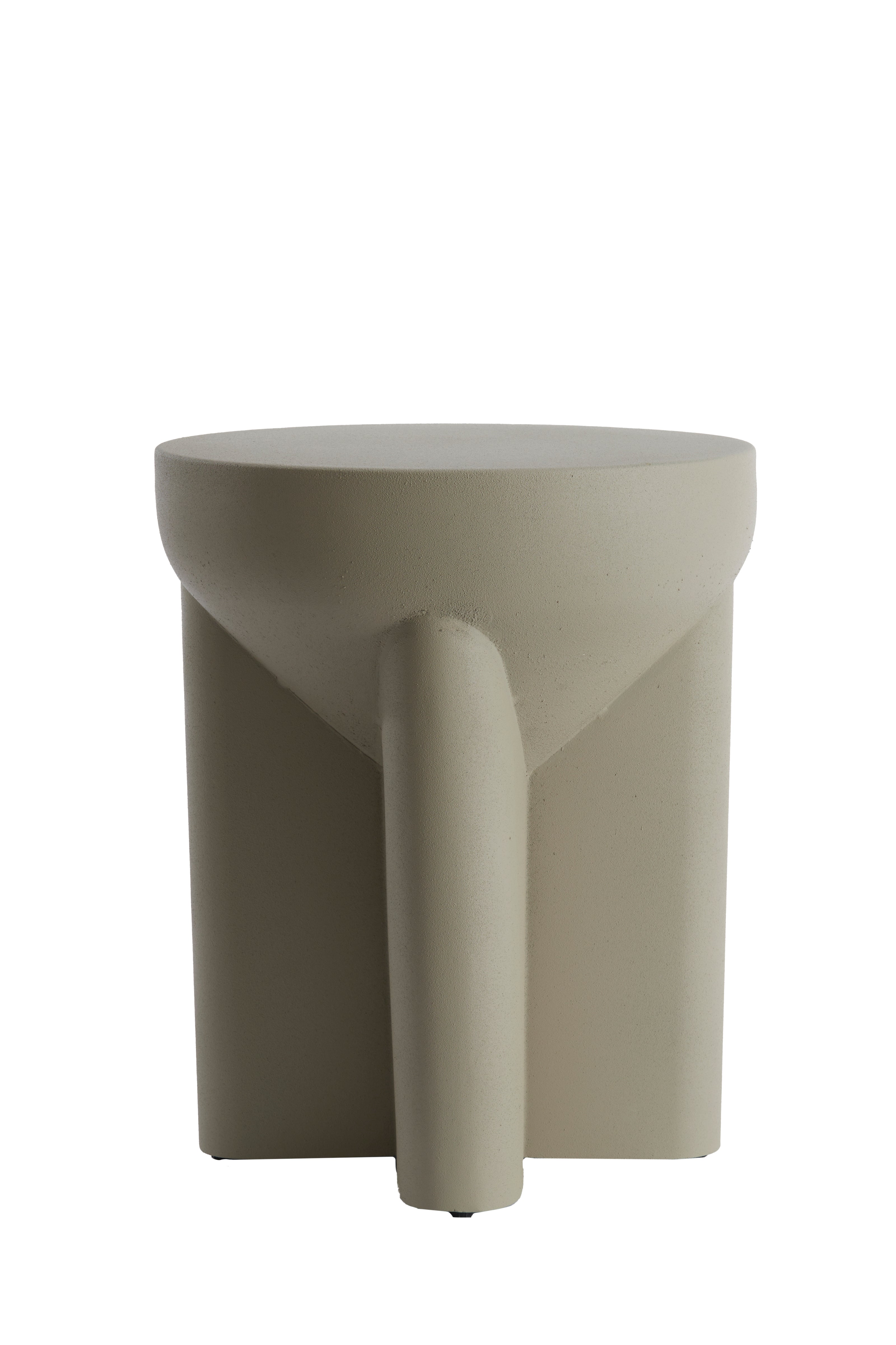 Side Table Ø36x42 cm Mikado Matt Light Grey