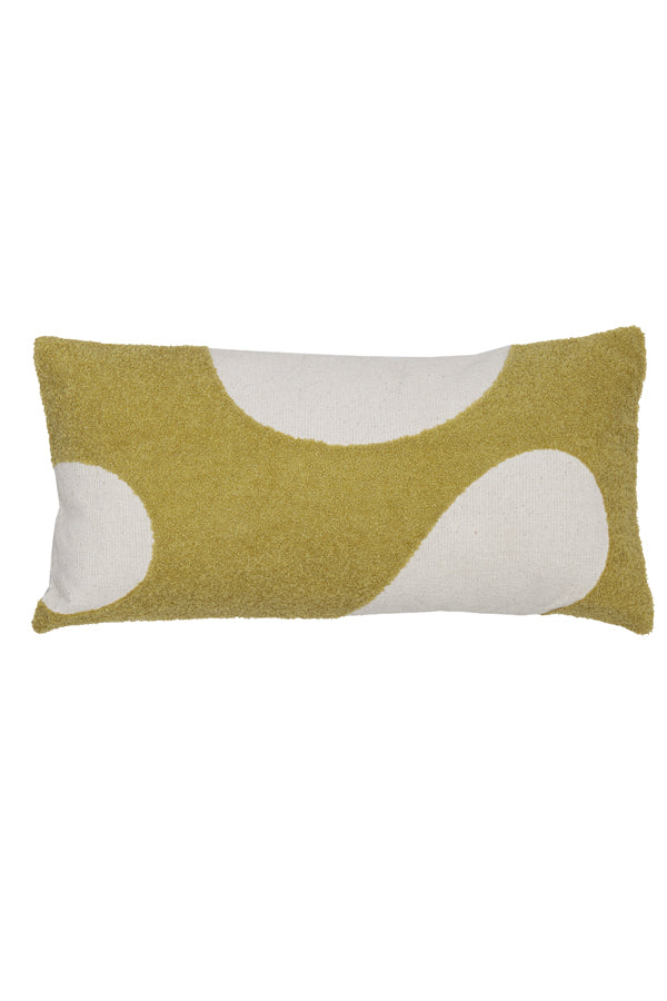 Cushion 60x30 cm Cellio Green+Beige