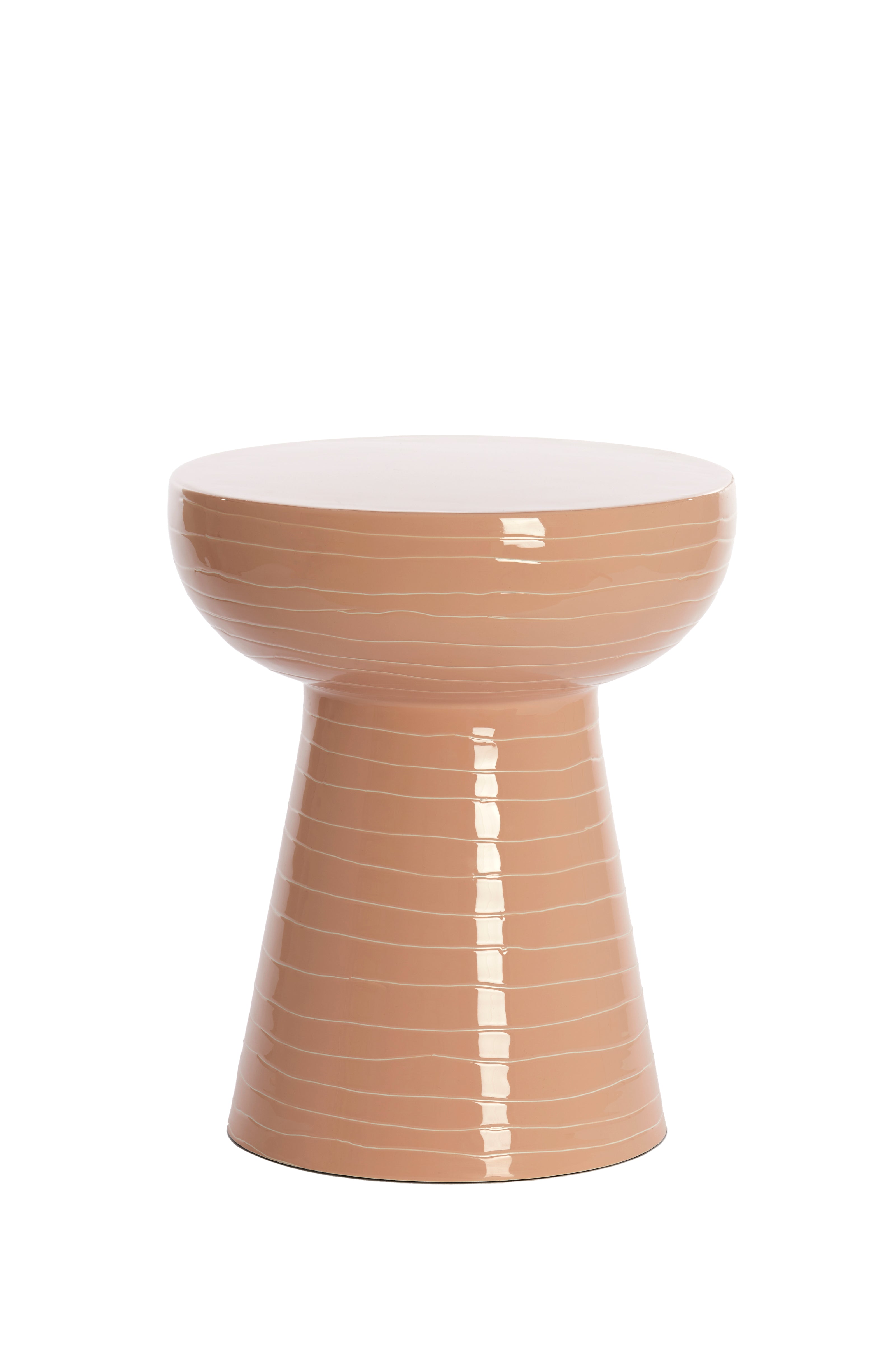 Side Table Ø35x41 cm Nunoa Light Pink