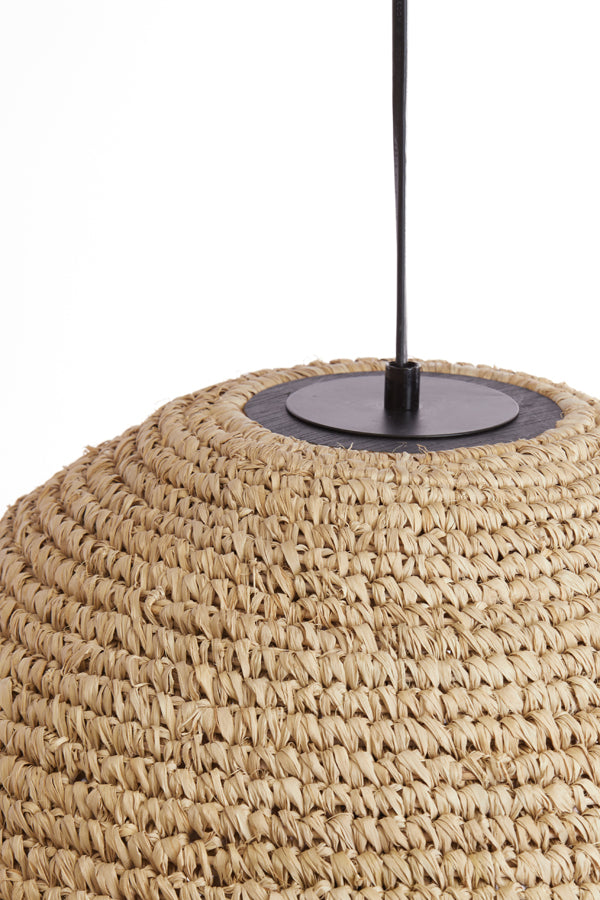 Hanging Lamp Ø45x53 cm Coryp Palm Leaf Natural