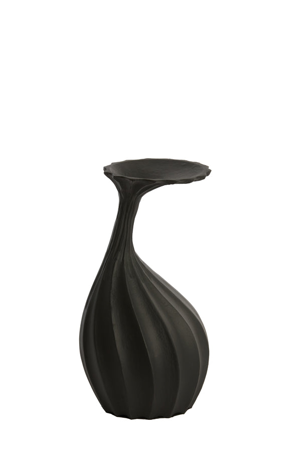 Vase Deco 17x17x32 cm Nyoko Matt Black