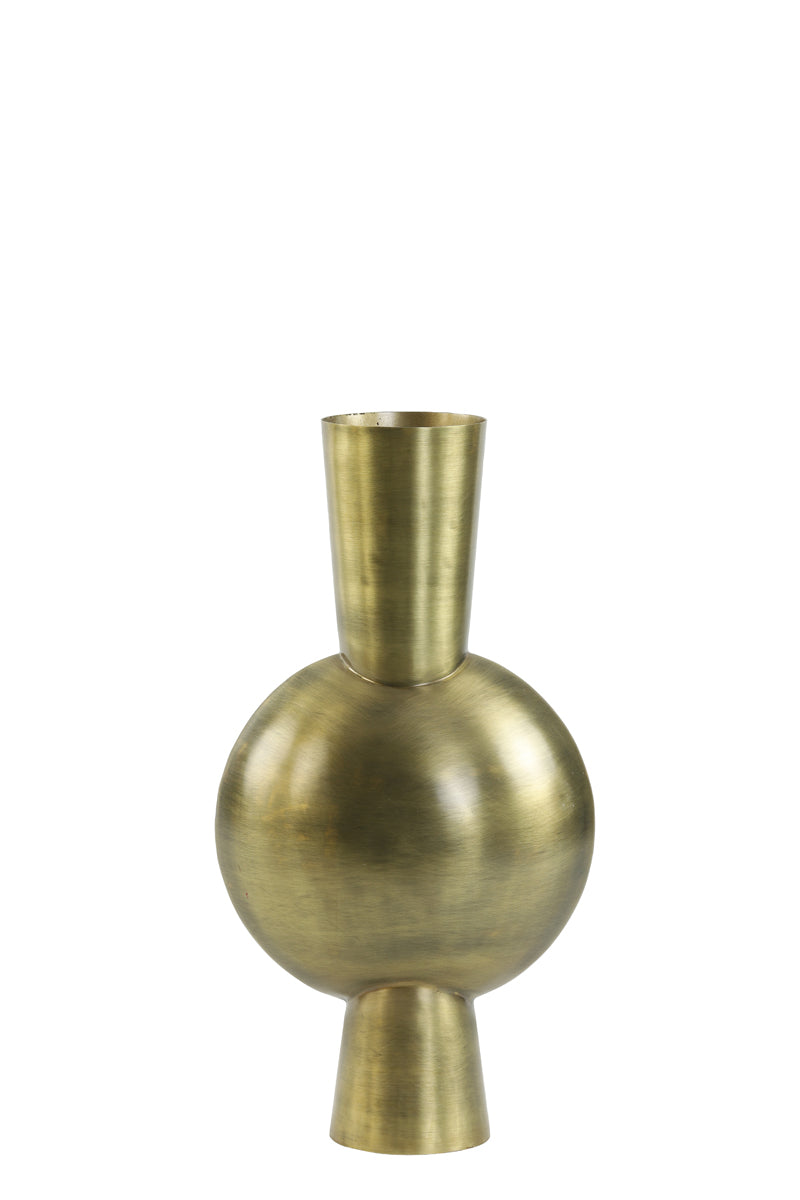 Vase Deco 22x14x40 cm Kavandu Antique Bronze