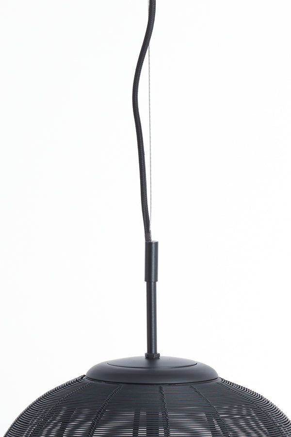 Hanging Lamp Ø33x53 cm Yaelle Matt Black