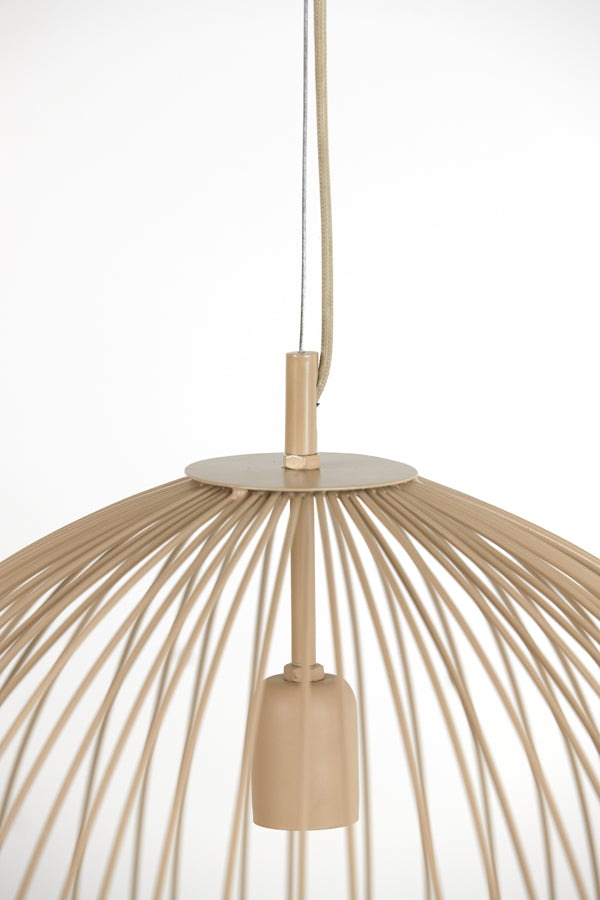 Hanging Lamp Ø34x35 cm Rilana Matt Beige