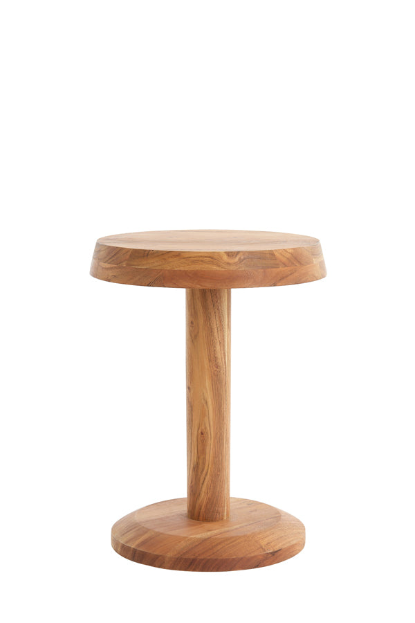 Side Table Ø35x46 cm Nalagu Mango Wood Natural