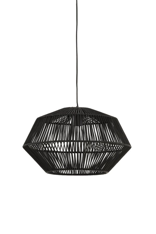 Hanging Lamp Ø40x24 cm Deya Matt Black