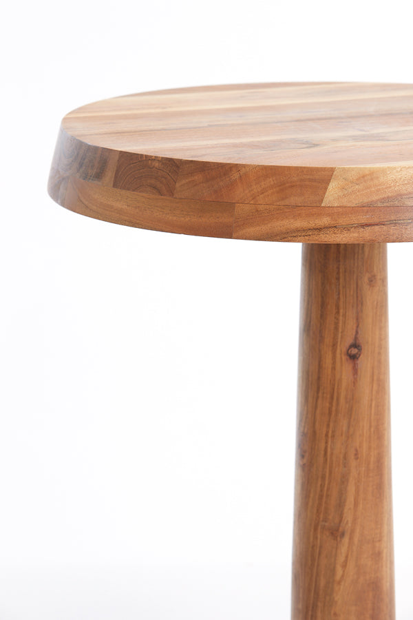 Side Table Ø46x52 cm Nalagu Mango Wood Natural