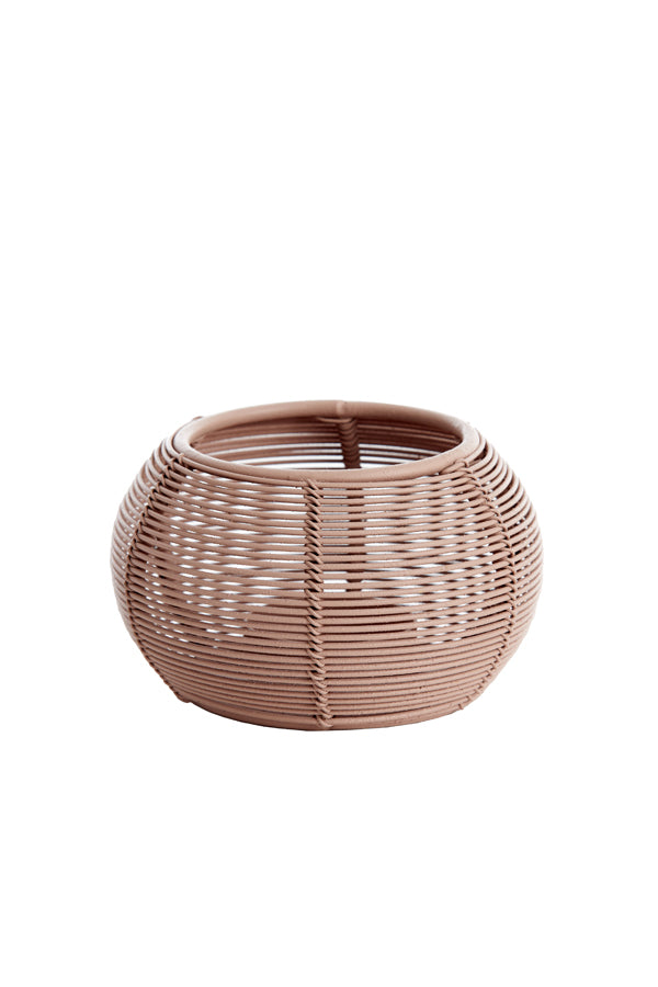 Tealight Ø11x7 cm Biano Matt Light Terra