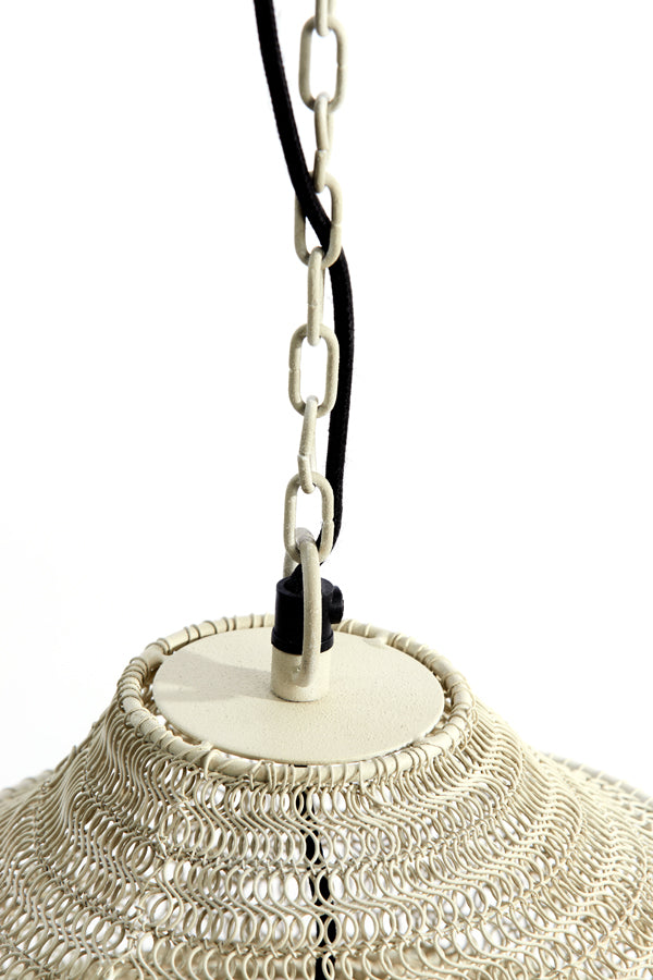 Hanging Lamp Ø48x82 cm Nakisha Light Grey