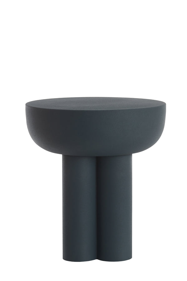 Side Table Ø46x50 cm Mikola Matt Dark Blue