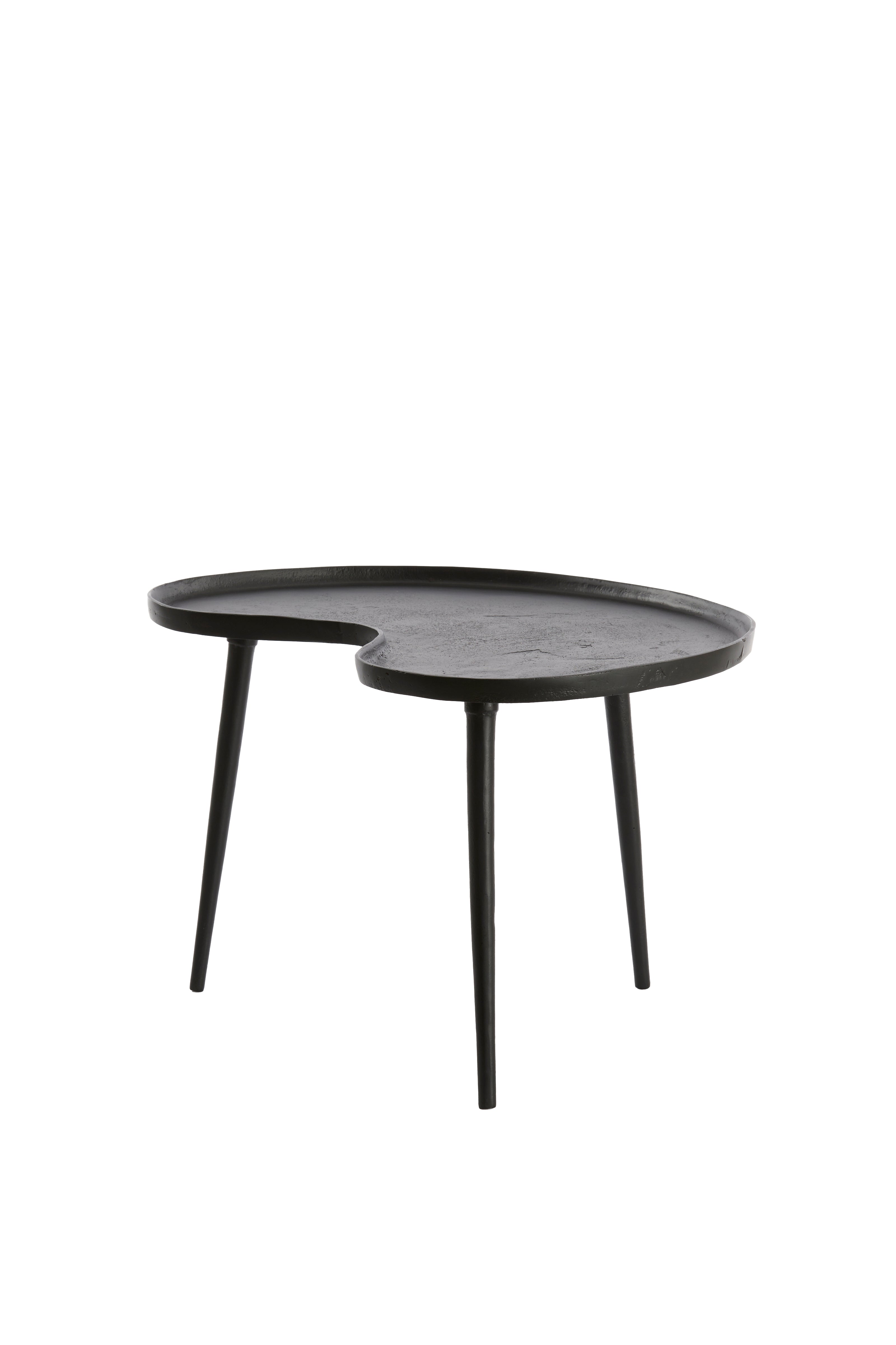 Side Table 67x49x41 cm Lienz Matt Black