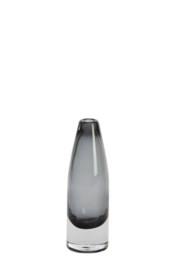 Vase Ø7.5x22.5 cm Estua Glass Grey