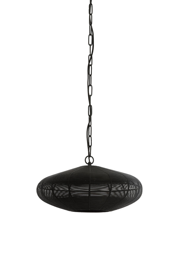 Hanging Lamp Ø40x18 cm Bahoto Matt Black