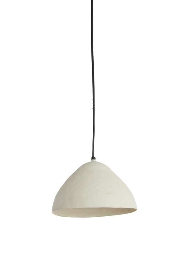 Hanging Lamp Ø25x15 cm Elimo Matt Cream