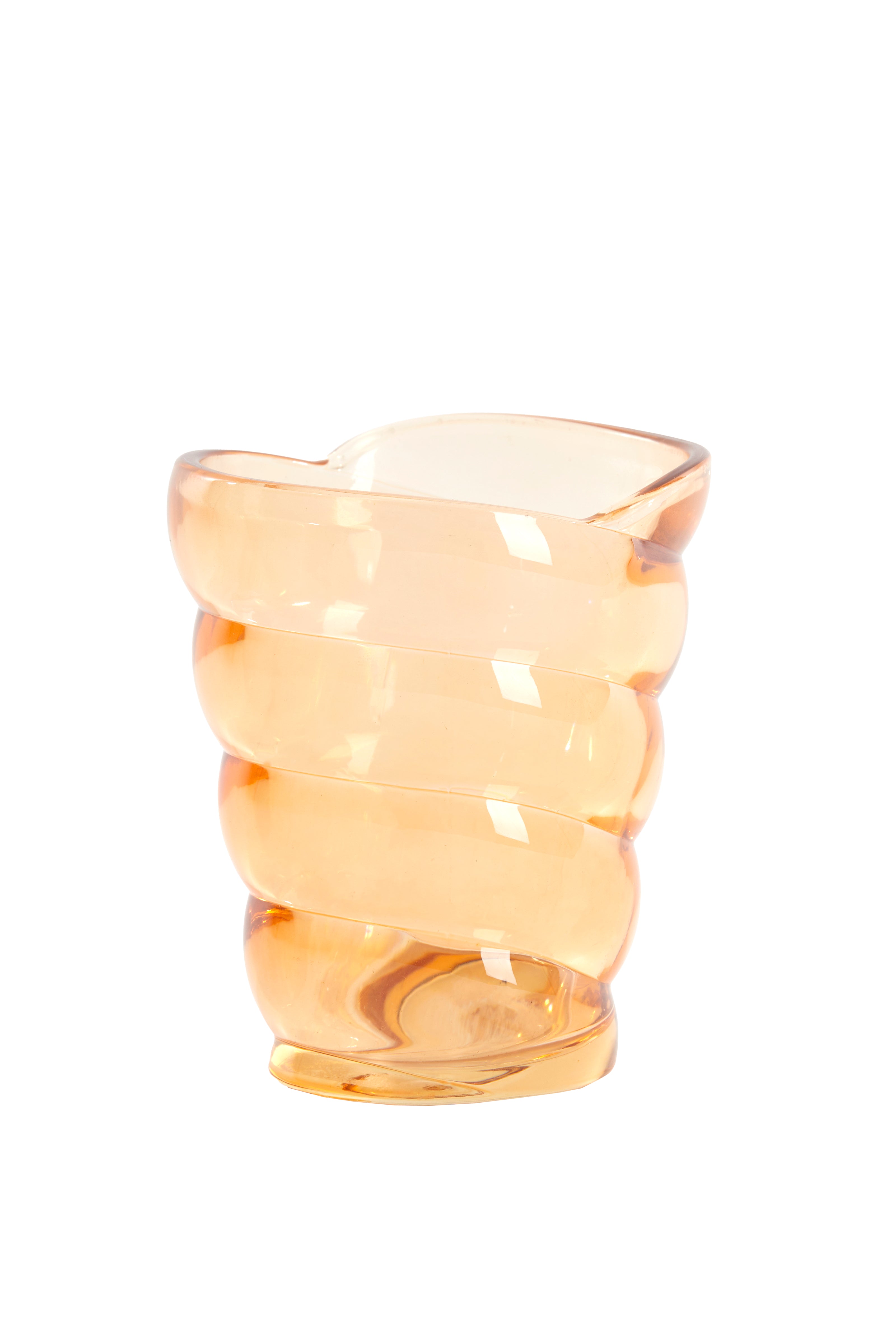 Tealight 10.5x7x12.5 cm Malea Glass Peach