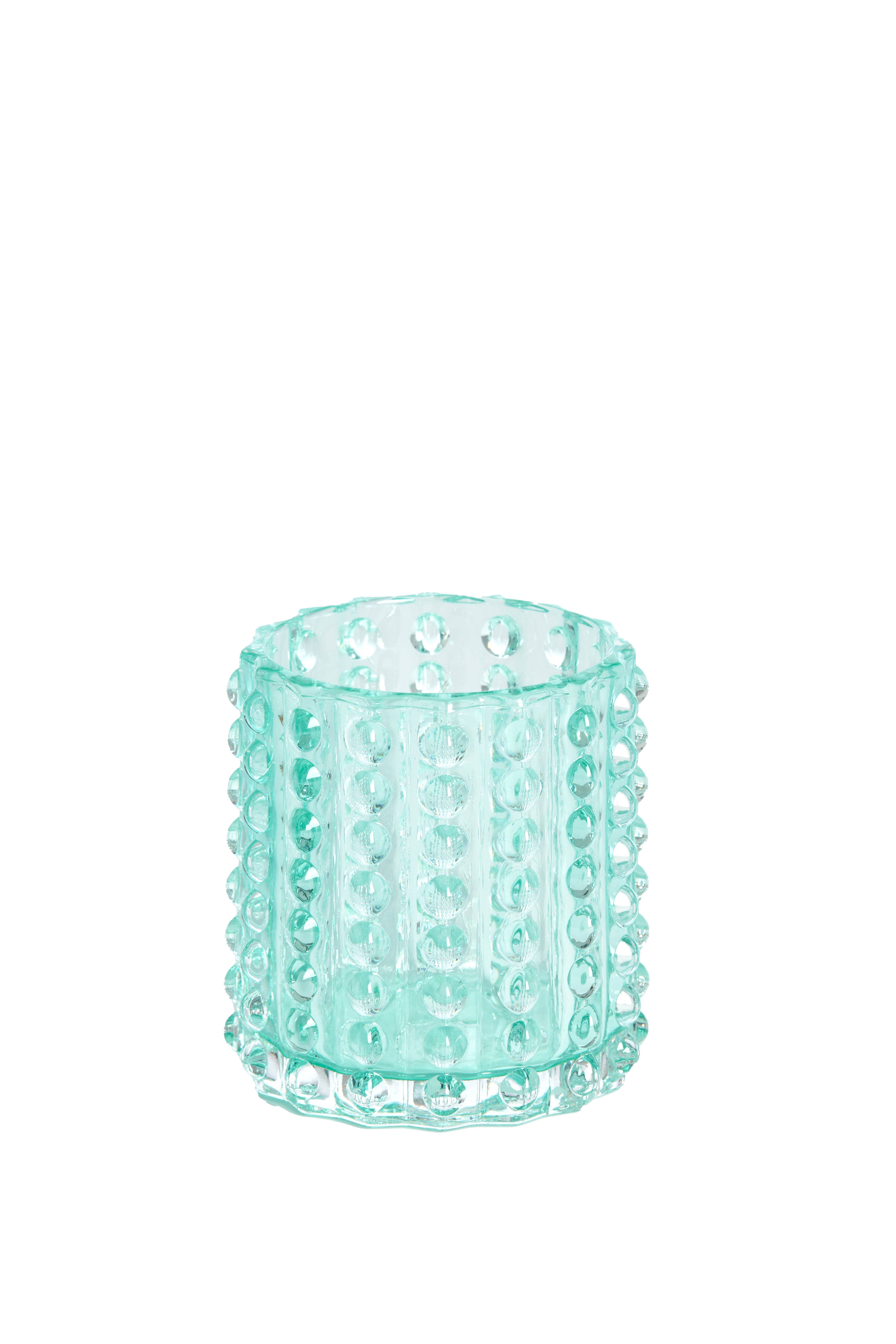 Tealight Ø9.5x10 cm Bublina Glass Mint Green