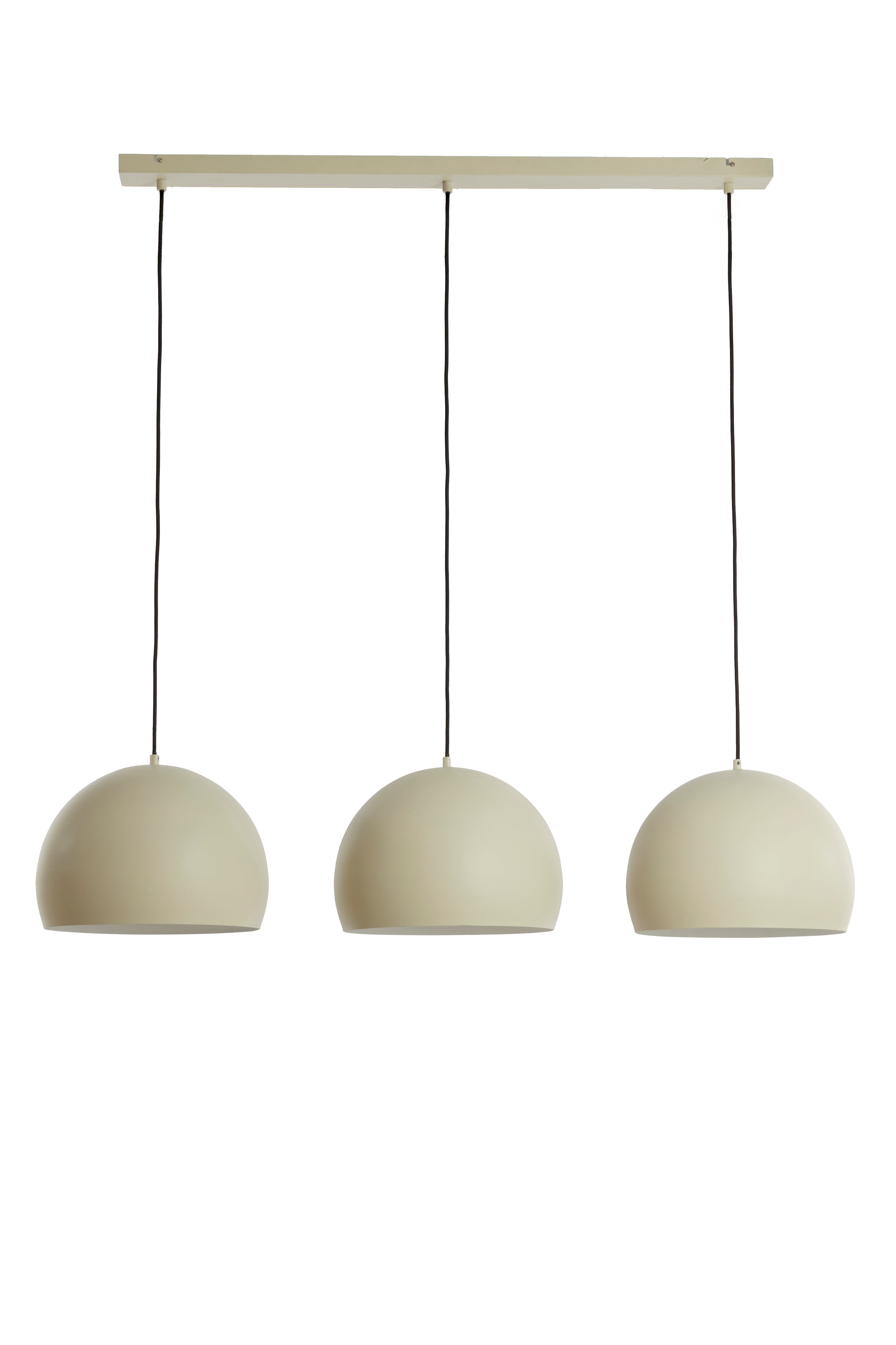 Hanging Lamp 3L 120x33x25 cm Jaicey Light Grey