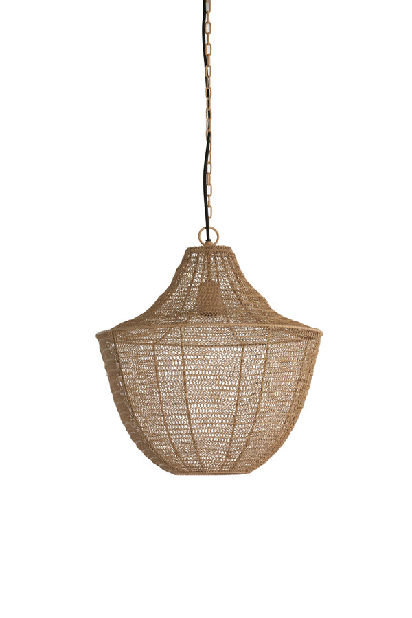 Hanging Lamp Ø40x44 cm Sharika Matt Beige