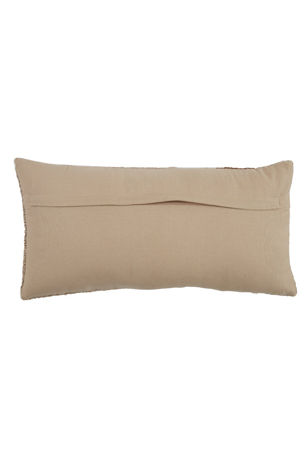 Cushion 60x30 cm Surrey Beige+Dark Brown+White