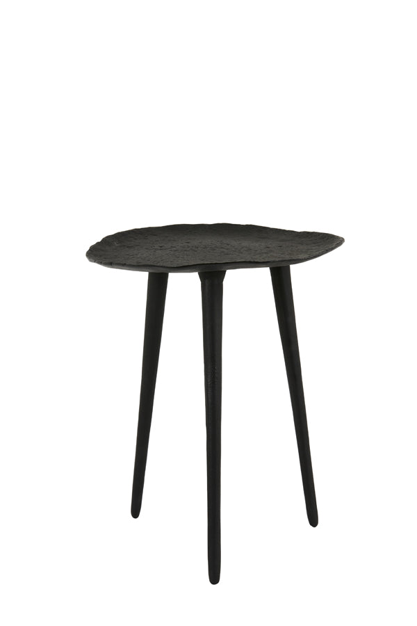 Side Table Ø34x41 cm Asarpai Matt Black