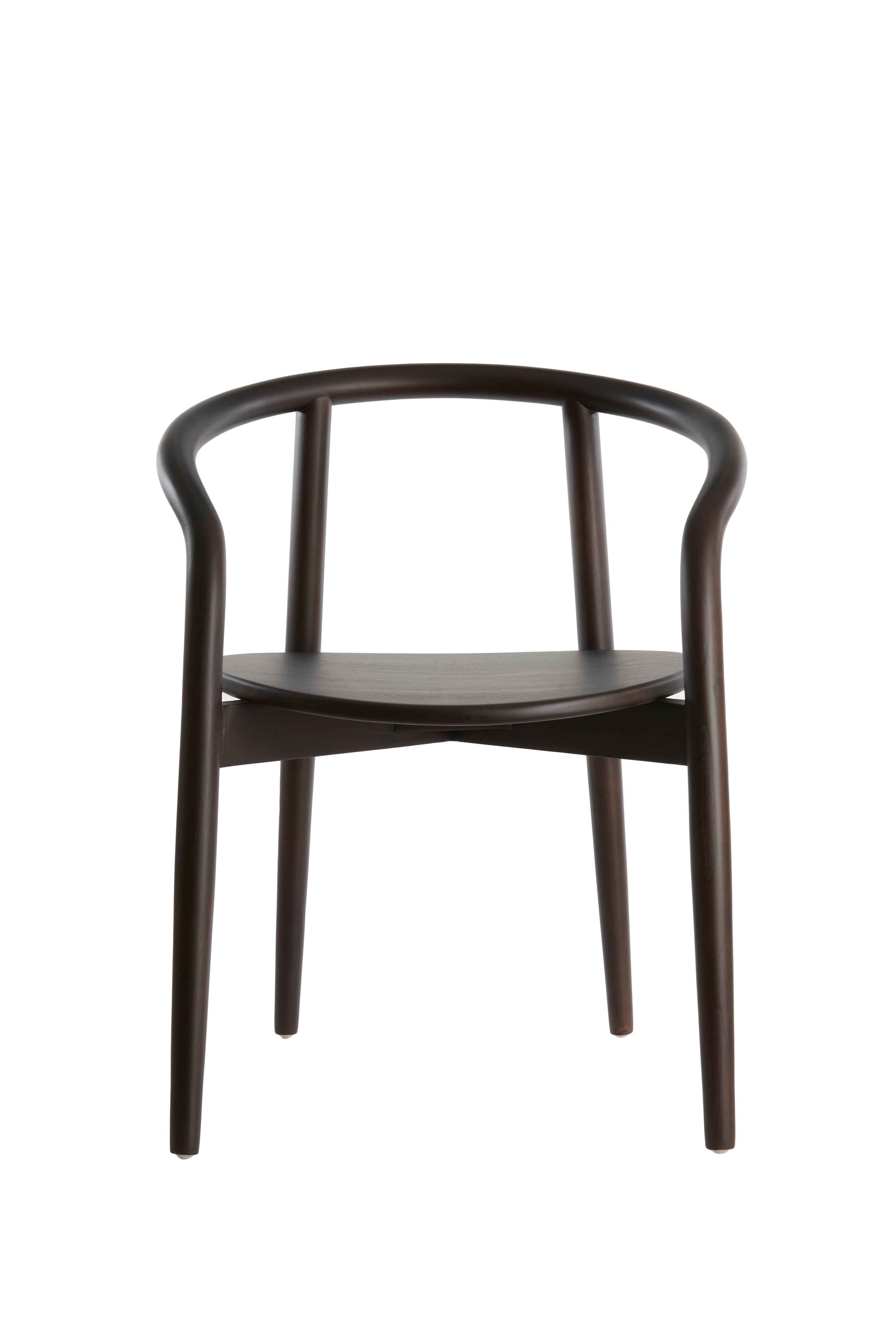 Dining Chair 59x53x74 cm Palca Wood Black