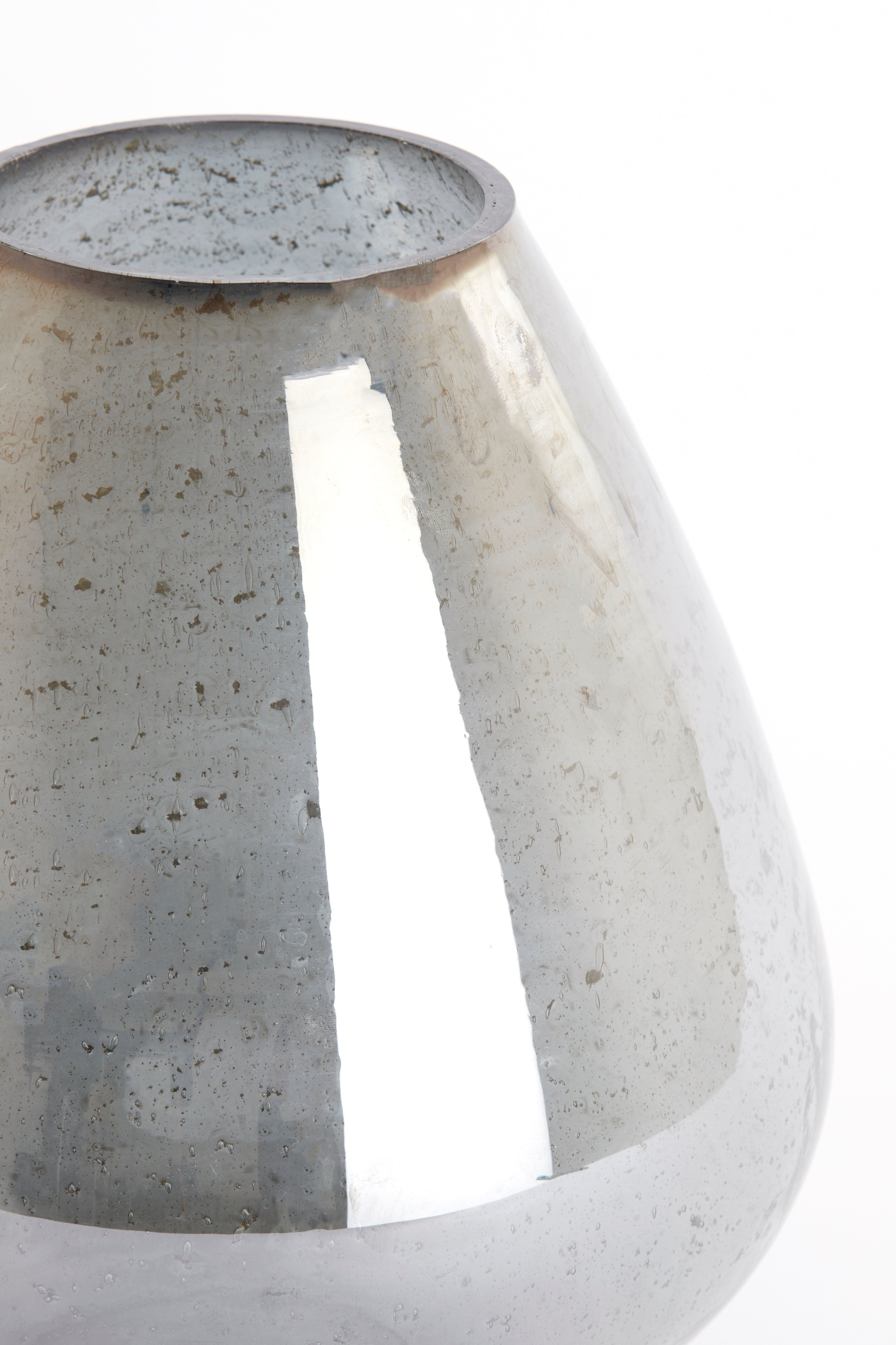 Vase Ø31x35 cm Laterza Glass Stone Finish Smoked