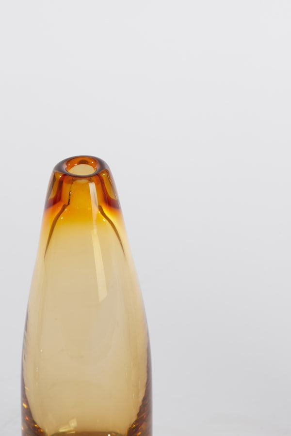 Vase Ø7.5x22.5 cm Estua Glass Amber
