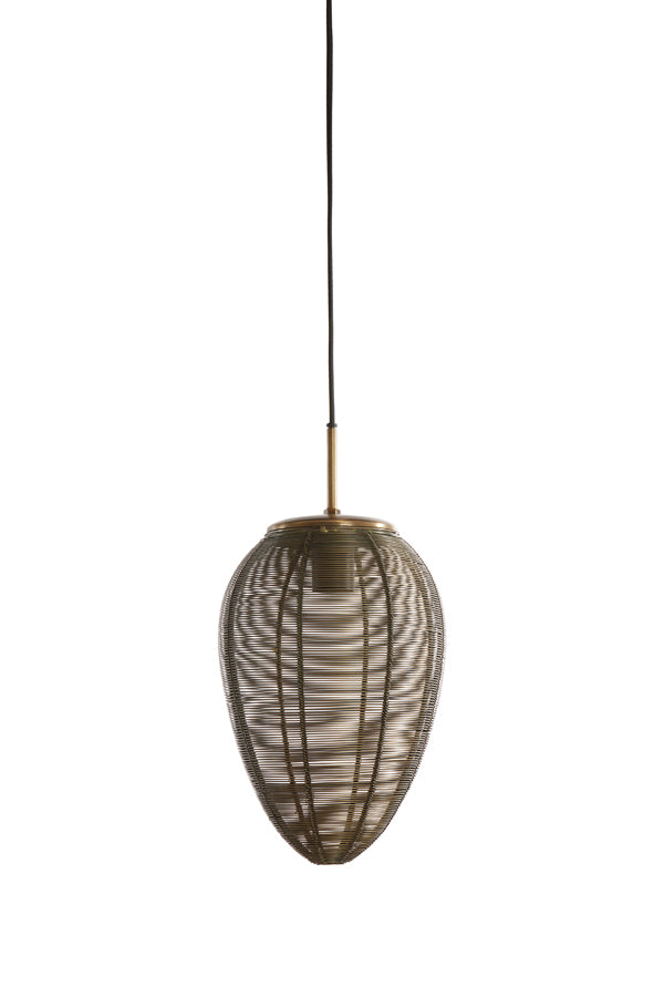 Hanging Lamp Ø20x33 cm Yaelle Antique Bronze