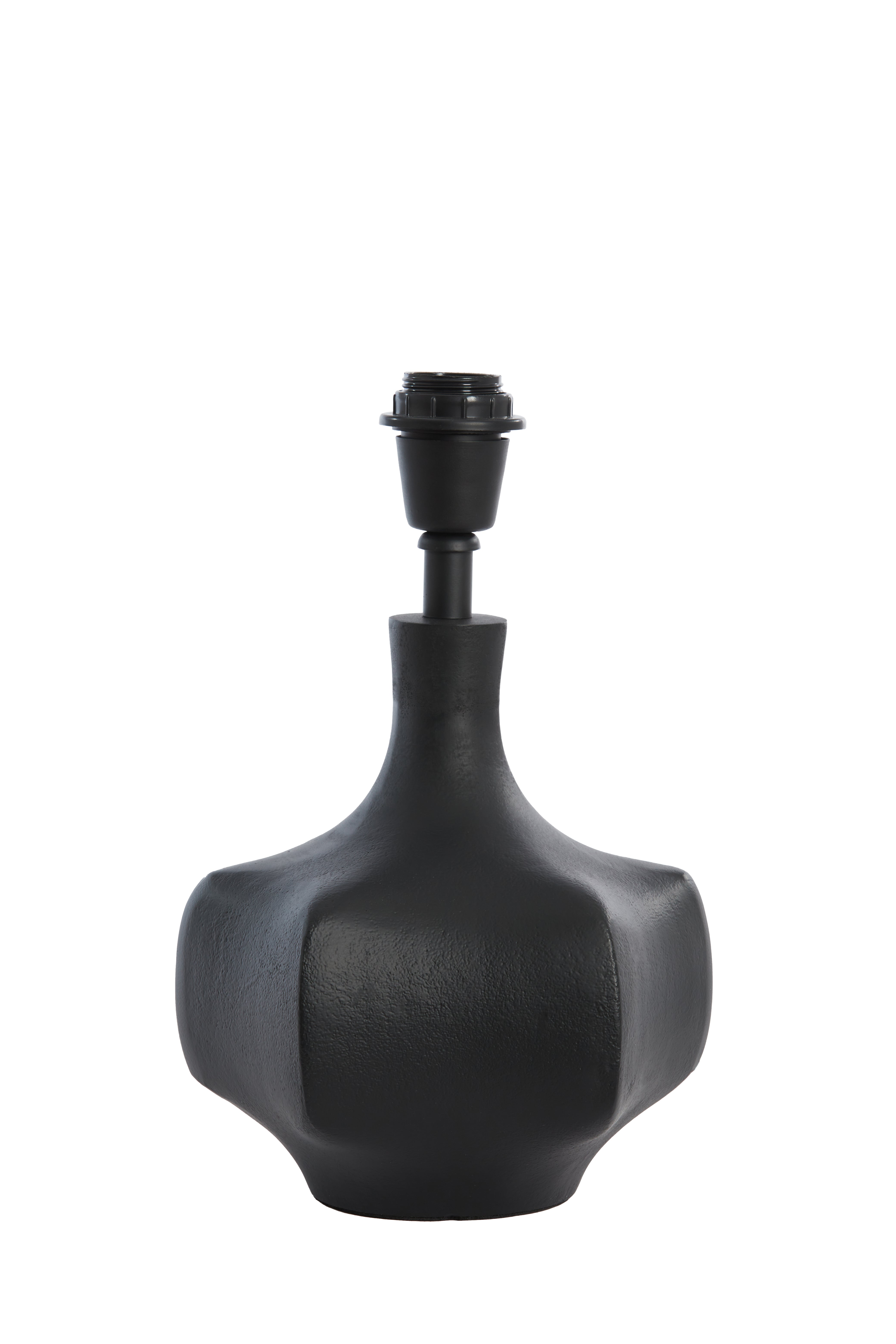 Lamp Base Ø19x25 cm Barril Matt Black