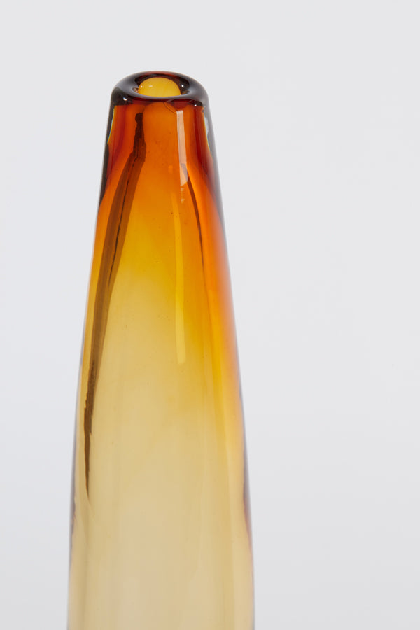 Vase Ø7.5x39.5 cm Estua Glass Amber